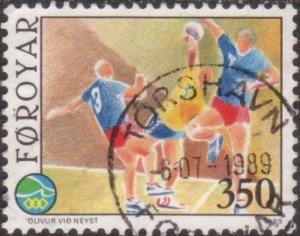 Faroe Islands 1989 SG182 350o Handball FU