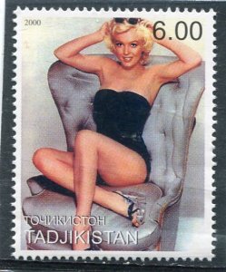 Tajikistan 2001 MARILYN MONROE 1 value Perforated Mint (NH)