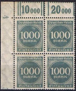 Germany,Sc.#234 MNH Value in circle, with Rotary Margin W 2'9'2+1&#...