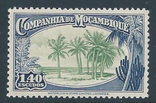 Mozambique Company #189 NH 1.40e Defin. - Coconut Palms