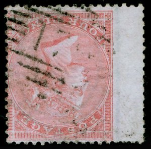 SG66aWi, 4d rose, FINE USED. Cat £400. WMK INV. IRELAND. 