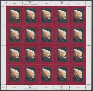 314-15 United nations Geneva 1997 World Heritage Sheets MNH