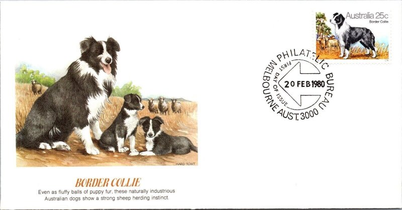 Australia 1980 FDC - Australian Collie - Melbourne - J8737