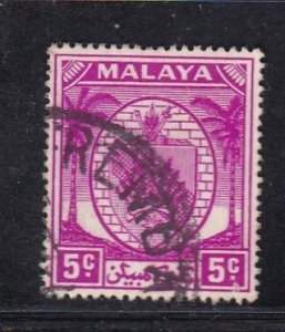 Malaya Negri Sembilan 1949 Sc 42 5c Used