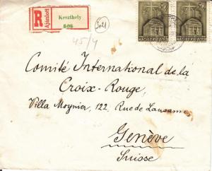 Keszthely, Hungary to Geneva, Switzerland, 1943, See Remark (C1136)