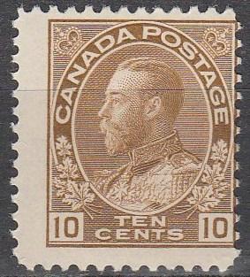 Canada #118 Fine Unused CV $40.00  (S7460)