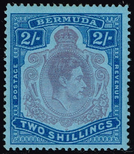 Bermuda #123 King George VI; Unused (3Stars)