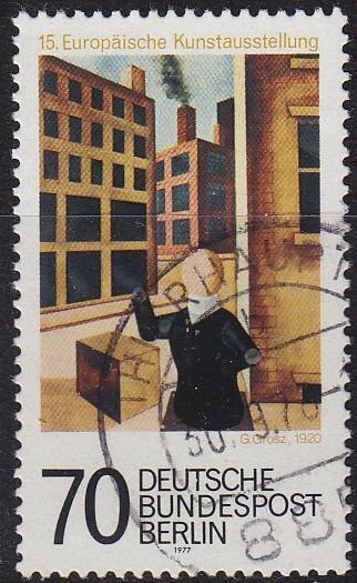 GERMANY BERLIN [1977] MiNr 0551 ( O/used ) Kunst