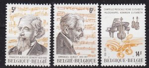 BELGIEN BELGIUM [1979] MiNr 2003-05 ( **/mnh ) Musik