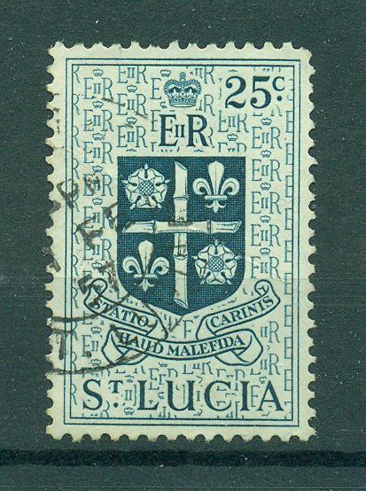 St. Lucia sc# 166 (3) used cat value $.25