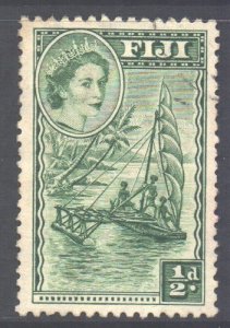 Fiji Scott 147 - SG280, 1954 Elizabeth II 1/2d used