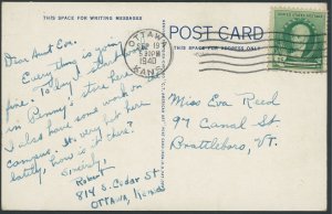 US 884 American Artists Issue; Used; Postcard -- See details and scans