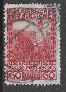 Austria 122c: 60h Franz Josef on Horseback, used, F-VF