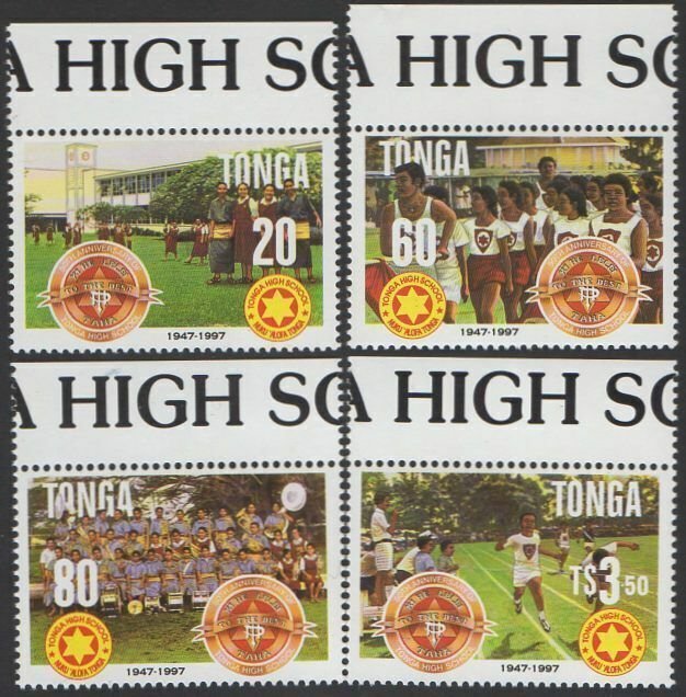 Tonga 1997 SG1393-1396 50th High School Anniversary set MNH