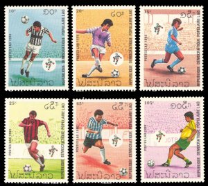 Laos 1990 SOCCER Scott #998-1003 Mint Never Hinged