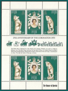 Fiji 1978 Coronation, MS MNH #384,SG549a