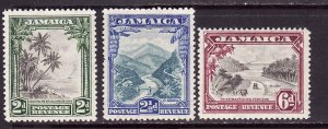 Jamaica-Sc#106-8-unused NH set-1932-