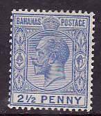 Bahamas-Sc#51- id9-unused hinged 2&1/2p KGV-1912-19-