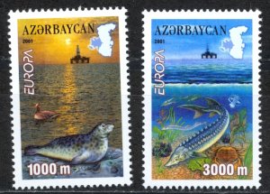 Azerbaijan Sc# 714-715 MNH 2001 Europa