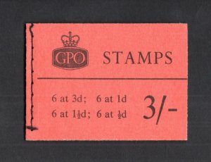 3/- BOOKLET OCTOBER 1959 Cat £35