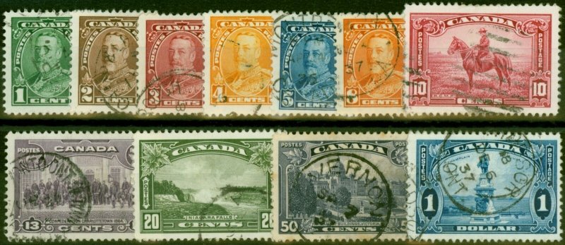 Canada 1935 Set of 11 SG341-351 Fine Used 