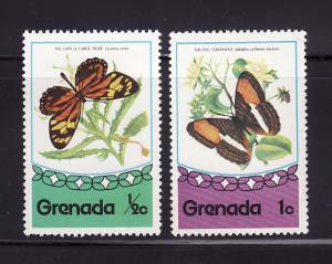 Grenada 660-661 MNH Butterflies