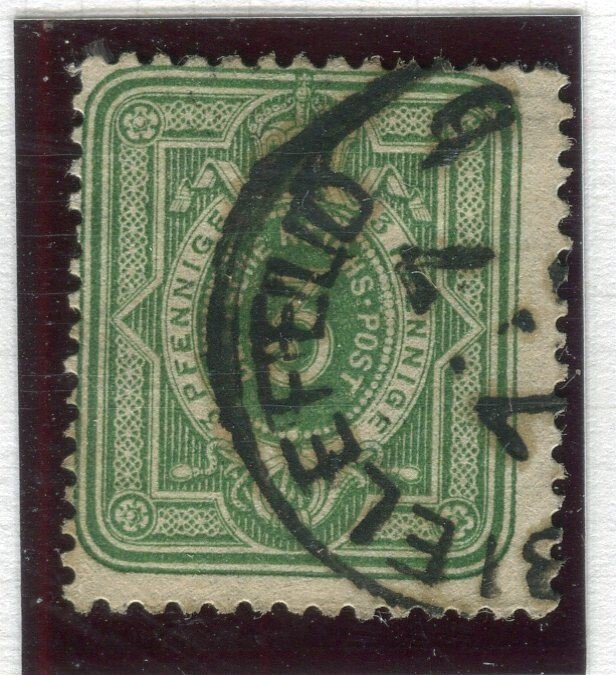 GERMANY; 1880s classic Pfennige issue fine used 3pf. value