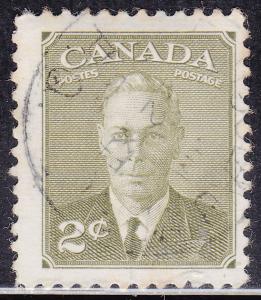 Canada 305 King George VI with Postes-Postage 1951