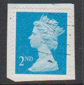 GB QE II Machin SG U2963 - 2nd brt blue -  M12L - Source  T 