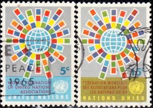 UN #154-155  Used