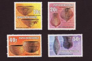 Papua New Guinea 1982 Sc#558-561, Native Pottery MNH.