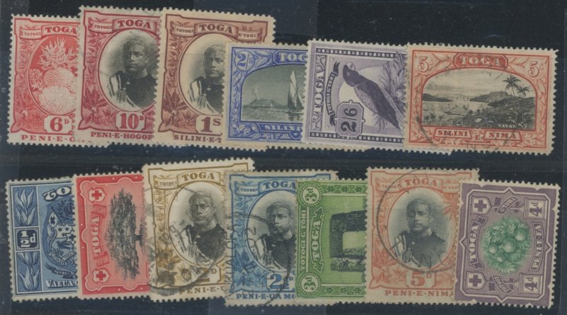 Tonga #38-52 Unused Multiple