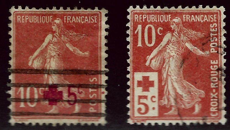 Important Semi-Postal France B1& B2 Used VF...From a great auction!