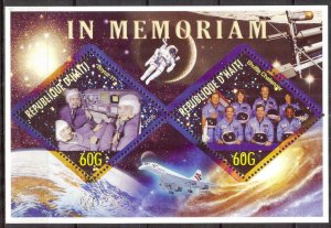 Haiti 2006 Space Im Memoriam Soyuz -11, Shuttle Challenger Sheet MNH Private