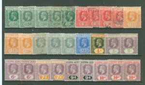 Sierra Leone #103-114 Used