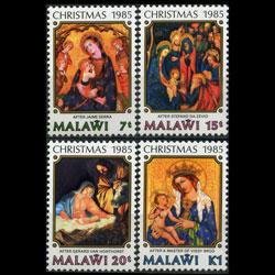 MALAWI 1985 - Scott# 474-7 Christmas Set of 4 NH