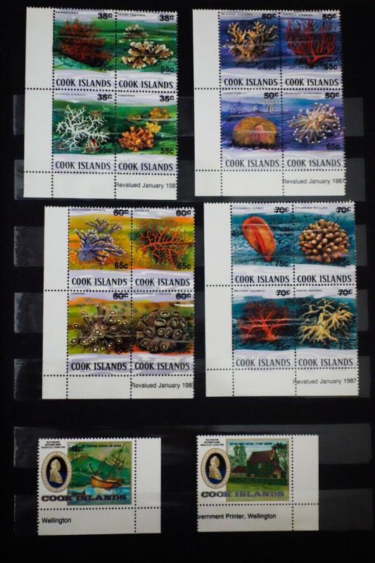 Cook Islands Stamps Mint NH 1970's-1990's Sets S/S varieties