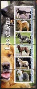 BENIN - 2003 - Dogs #1 - Perf 6v Sheet - MNH - Private Issue