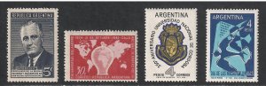 Argentina # 551 , # 558 , # 764 & # 765 F-VF OG NH Mint Stamps - I Combine S/H