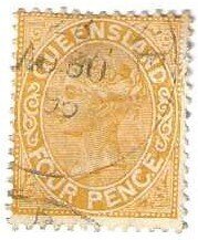 Queensland 94, used, 1890 (a304)