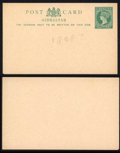 Gibraltar HG21 1/2d Postcard Mint