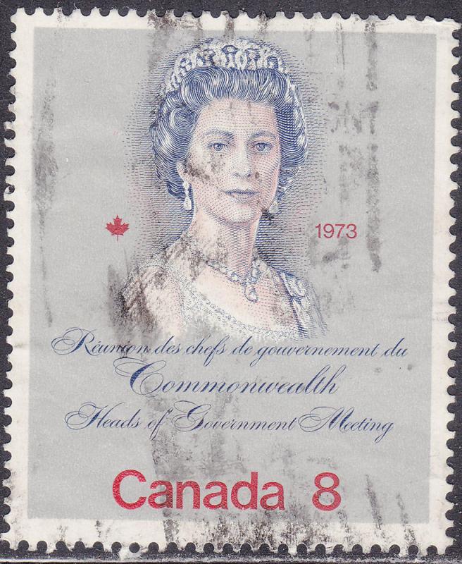 Canada 620 Queen Elizabeth II 8¢ 1973