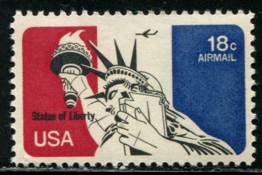 C87 US Airmail 18c Statue of Liberty, MNH