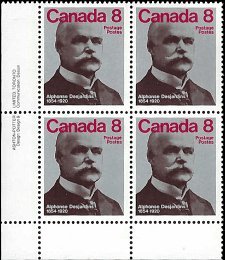 CANADA   #661 MNH LOWER LEFT PLATE BLOCK  (3)