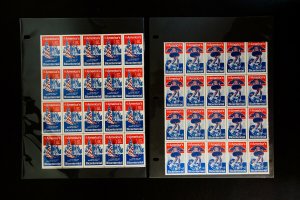 US Stamps Bicentennial Label Collection Over 200 Items