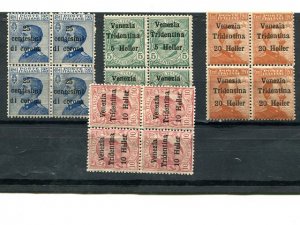 Austria/Italien Occ Mint NH blocks - Lakeshore Philatelics