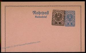 Austria Rohrpost Pneumatic Mail Private Multiple Indicia Cover 62911