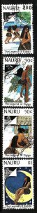 Nauru-Sc#364-7- id8-used set-Eigigu Legends-1989-