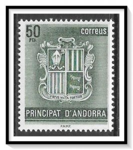 Andorra Spanish #141 Coat Of Arms MNH