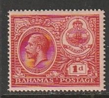 1920 Bahamas - Sc 66 - MNH VF - 1 single - King George V and Seal